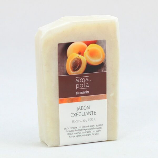 Jabón Exfoliante con Hueso de Albaricoque 100 grs